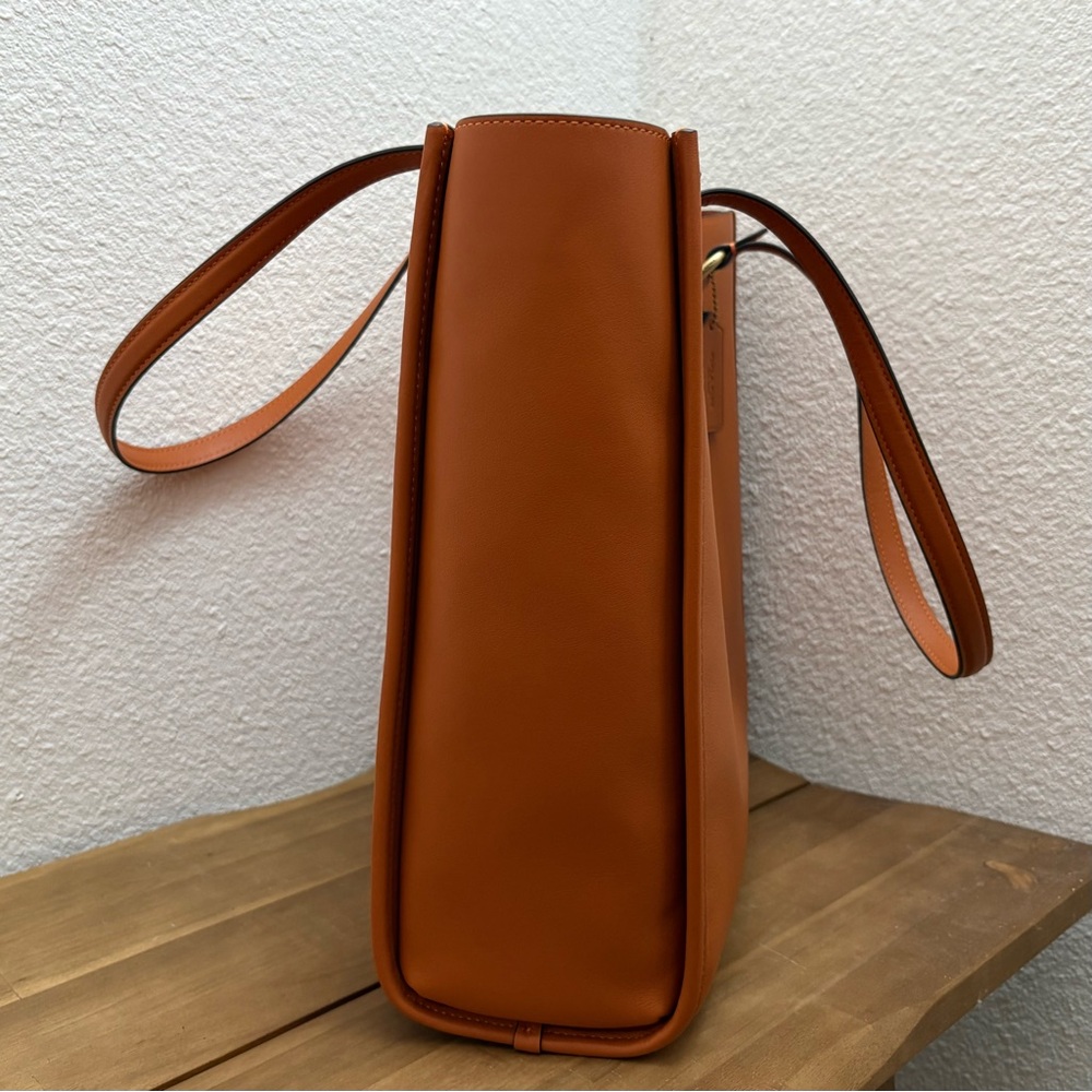 Coach Theo Tote Shoulder Bag in Canyon Calf Leather CA114 - Picture 13 of 16